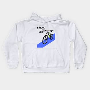 biker break the limit Kids Hoodie